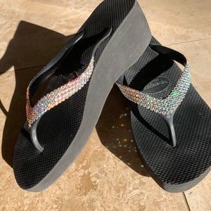 Havianas by Lori Jack Swarovski Crystal Sandals